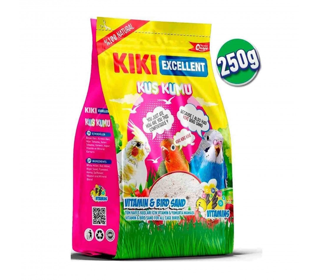 Kiki Excellent Kuş Kumu 250 g Kiki Excellent Kuş Kumu 250 g