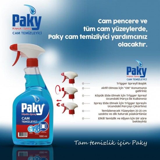 PAKY Cam Temizlik Köpüğü PAKY Cam Temizlik Köpüğü