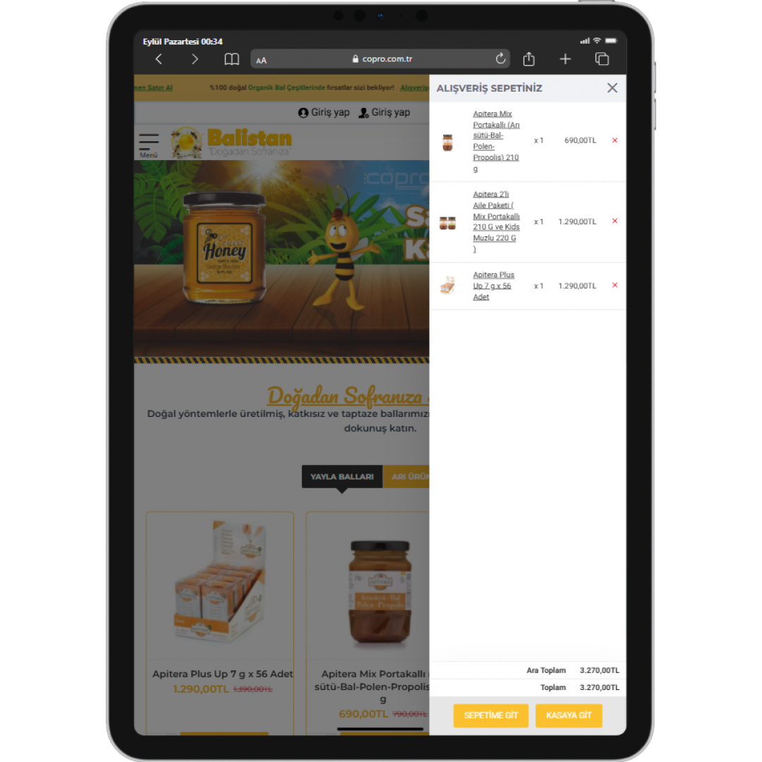 Bal ve Arı Ürünleri E-Ticaret Sitesi