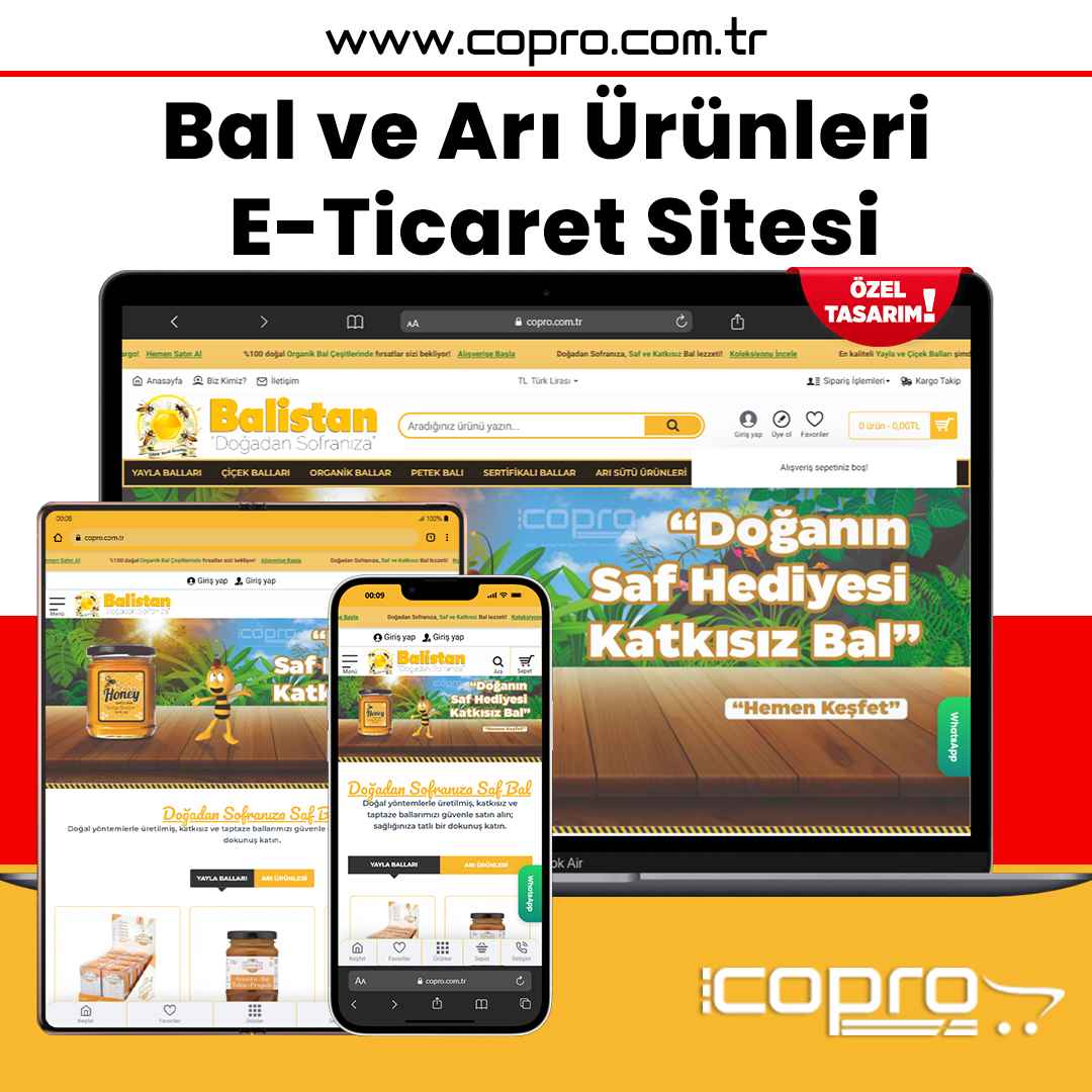 Bal ve Arı Ürünleri E-Ticaret Sitesi