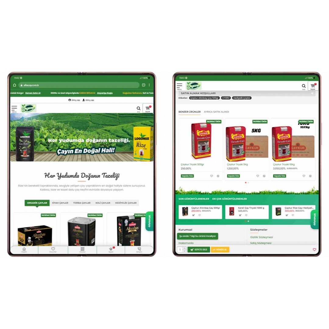 Çay Satışı E-Ticaret Sitesi V2