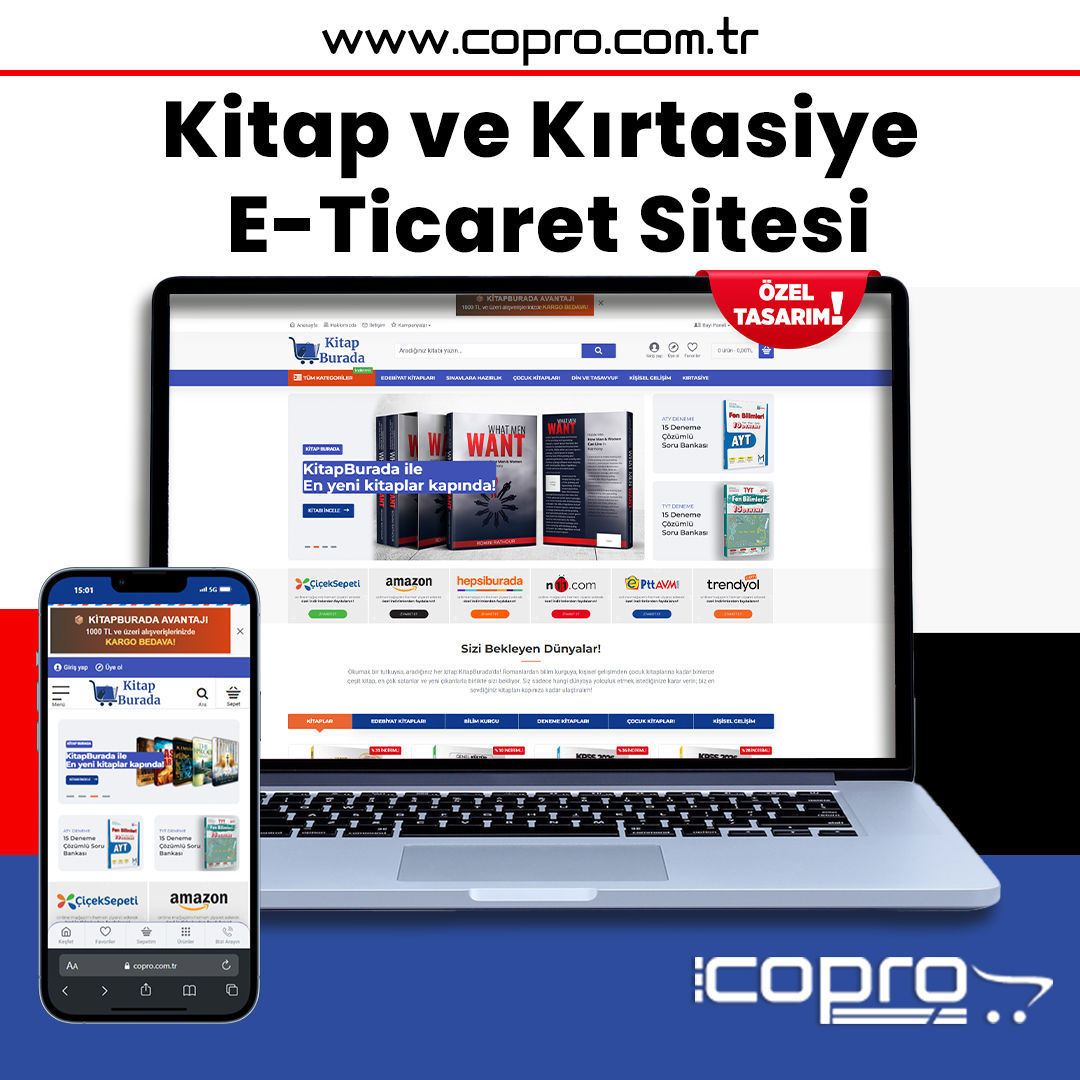 Kitap ve Kırtasiye E-Ticaret Sitesi Kitap ve Kırtasiye E-Ticaret Sitesi